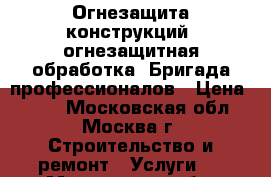 Огнезащита конструкций, огнезащитная обработка. Бригада профессионалов › Цена ­ 790 - Московская обл., Москва г. Строительство и ремонт » Услуги   . Московская обл.,Москва г.